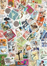 100 Timbres SPORTS ET JO