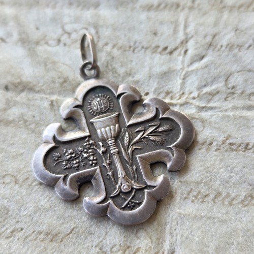 Pendentif médaille croix - médaille,