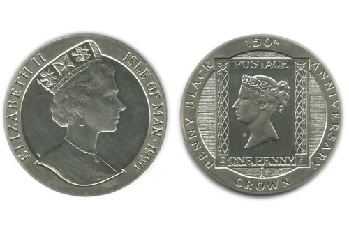 Couronne penny black ile - 1,