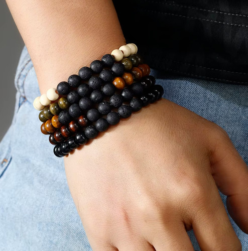 Lot bracelets de perles - 5,