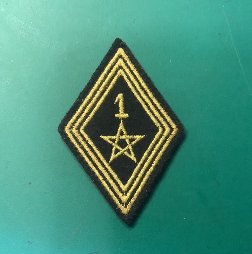 Insigne tissu 1er régiment - tissu,