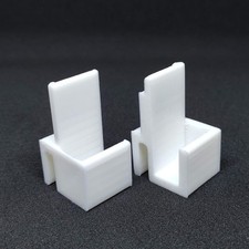 Kit de 8 Guides Portes Coulissantes rail placard Form Optimum Haute Qualité ABS