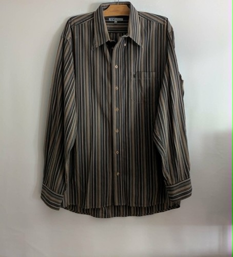 Chemise marron rayures - à,