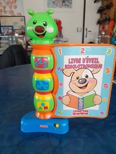 Jeu Fisher Price livre d'éveil Rigolotronique comptines son et musique