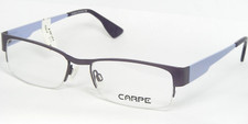 CARPE 31303-3 Pâle Aubergine Lunettes Métal Semi Monture Cadre 51-16-140mm