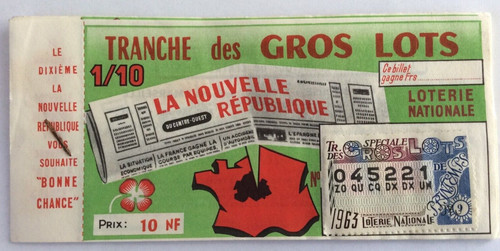 Carnet complet billets - carnet, de