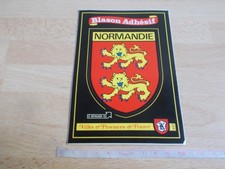 Carte postale, blason adhésif