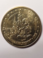2005 B JETON MEDAILLE MONNAIE DE PARIS - 77  Disney DISNEYLAND Mickey  Château 