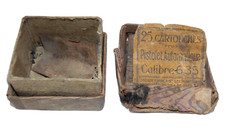 Petite boite VIDE pour 25 cartouches pistolet automatique calibre 6,35 français