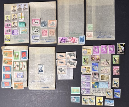Timbres monde malaisie - timbres, :
