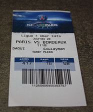 rare Ticket )) PSG V BORDEAUX - LIGUE 1 - SAISON 2021/2022