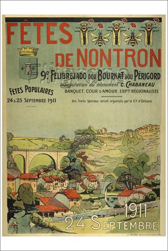 Nontron fête 1911 - fête, périgord