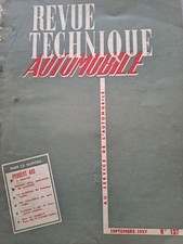 PEUGEOT 403 2ème partie REVUE TECHNIQUE AUTOMOBILE 137 1957 