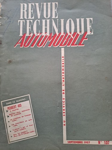 Peugeot 403 2ème partie - peugeot, revue