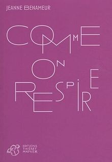 Comme respire benameur - comme, de