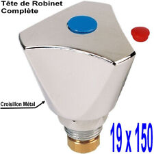 Tête de Robinet Mélangeur UNIVERSEL + Croissillon Laiton Chromé- 19 x 150  NEUF