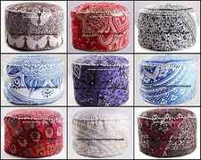 5 PC Lot Pouf Ottomane Mandala