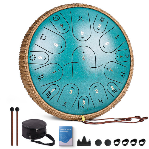 Steel tongue drum inch 15 - tongue,
