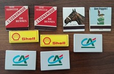 9 boîtes d' allumettes soufrées. Pleines 