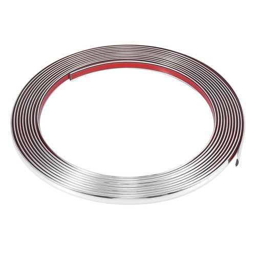 8mx12mm pvc chrome argenté - 8mx12mm,