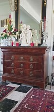 commode ancienne placagecacajou louis philippe