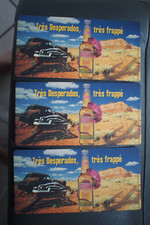 Lot de 6 sous bocks BIERE DESPERADOS 22cm x 11 cm NEUF