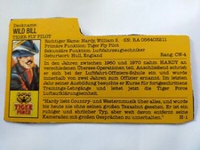 *** GI JOE   TIGER FLY PILOT   WILD BILL   GERMAN FILECARD  TIGER FORCE   GIJOE