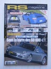 RS magazine N° 115 / dossier 997 Carrera 4S phase I / 997 speedster