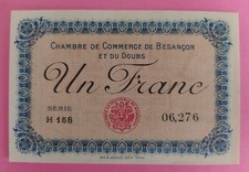 NECESSITE 1 FRANC CHAMBRE DE