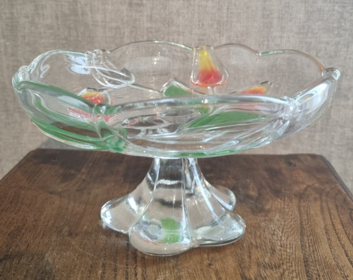 Coupe fruits cristal sur - à,