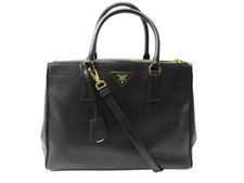 SAC A MAIN PRADA GALLERIA BN2274 EN CUIR SAFFIANO NOIR BANDOUIERE HANDBAG 3800€