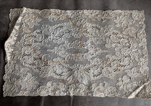 Ancien napperon dentelle - napperon,