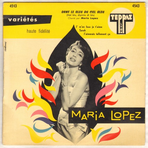 Maria lopez dans bleu - le,