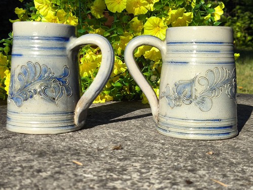 Deux chopes biere betschdorf - chopes,