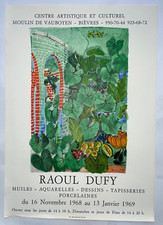 RAOUL DUFY 1968 AFFICHE