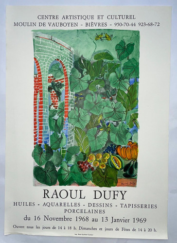Raoul dufy 1968 - 1968, affiche