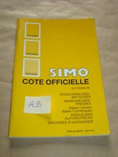 AB 74 pages Catalogue Cote Officielle SIMO Moissonneuse Presse Ensileuse  1998