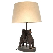 Lampe ours résine 36x20x31cm