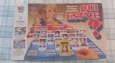 Ancien Jeu de société Qui est-ce ? vintage MB Jeux 1980  Bon État 