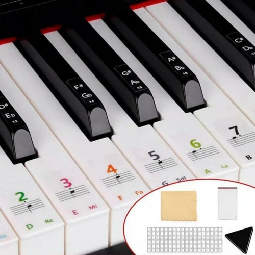Autocollants clavier piano