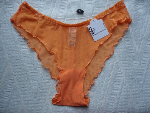 Tanga bloomer dim shiny mesh - shiny,
