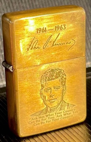 Zippo jfk 1989 reprint - jfk,