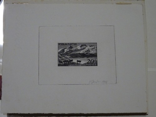 France épreuve artiste 1943 - france, d'artiste
