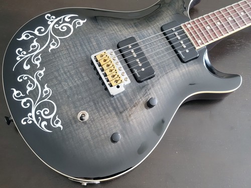 Guitar body floral - body,