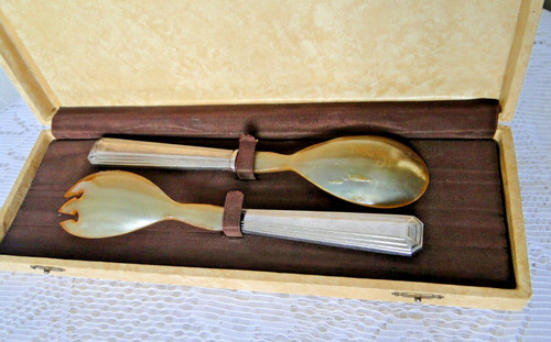 Anciens couverts salade - anciens, à