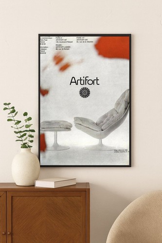 Artifort furniture poster - furniture,