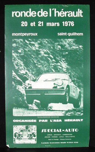 Affiche originale 1976 ronde
