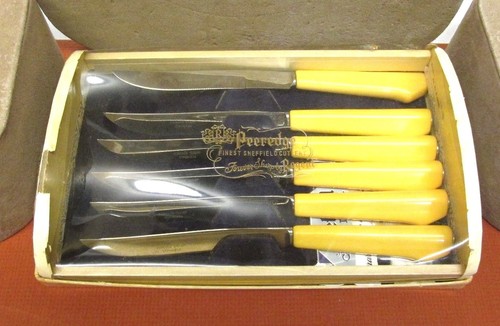 Vintage bakelite steak - bakelite, knives