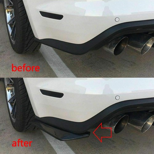 Carbon fiber rear bumper - 2x,