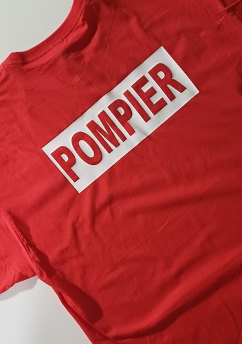 Shirt rouge pompier - t-shirt,